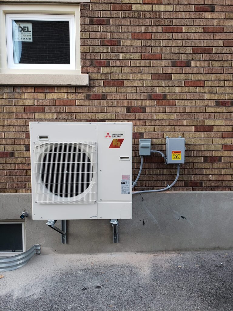 The Mitsubishi ZUBA Central Heat Pump System is very popular in Ottawa right now. Installed by cold climate heat pump expert AirZone HVAC services.